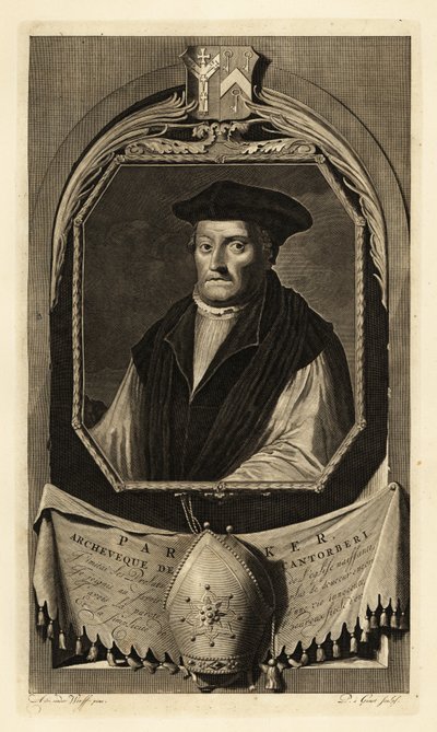 Matthew Parker (1504-1575) von Adriaan van der (after) Werff