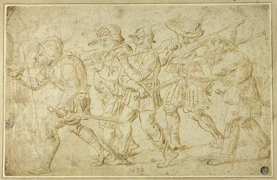 Fußsoldaten von Adriaen Brouwer