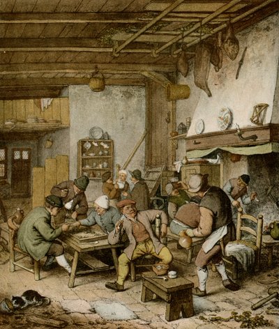 Niederländische Bauernkneipe von Adriaen Jansz. van Ostade