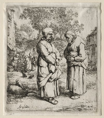 Die zwei Klatschbasen von Adriaen Jansz. van Ostade