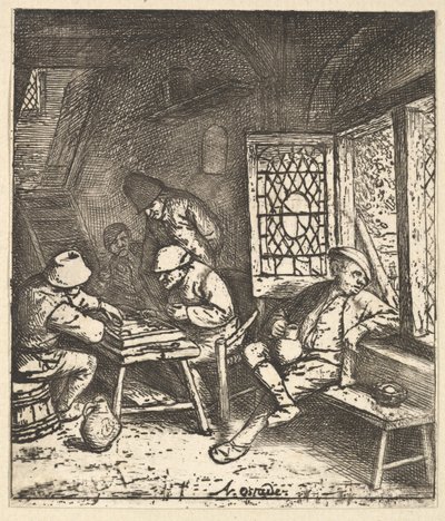 Tric-Trac-Spieler, 1610-85 von Adriaen Jansz. van Ostade