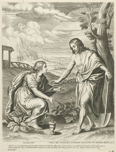 Christus erscheint als Gärtner Maria Magdalena von Adriaen Lommelin