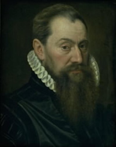 Porträt eines Mannes von Adriaen Thomasz. Key