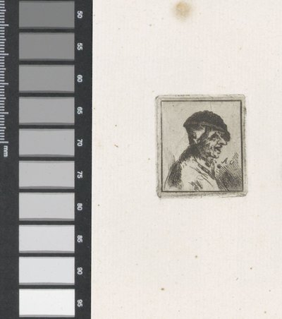 Büste eines lachenden Bauern von Adriaen van Ostade