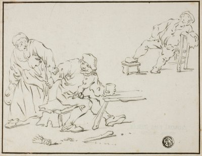 Taverne Szene von Adriaen van Ostade