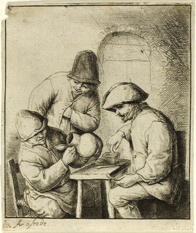 Der leere Krug von Adriaen van Ostade