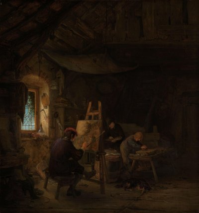 Das Atelier des Malers von Adriaen van Ostade