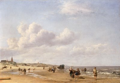 Der Strand von Scheveningen von Adriaen van de Velde