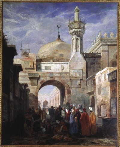 Moschee in Kairo von Adrien Dauzats