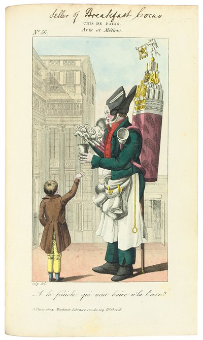 Verkäufer von Frühstückskakao von Adrien Joly