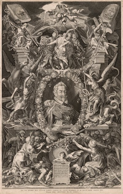 Porträt von Kaiser Matthias von Aegidius Sadeler II