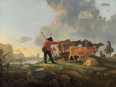 Hirten, die Vieh hüten von Aelbert Cuyp