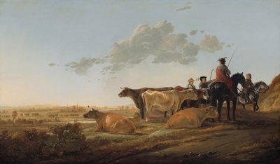 Landschaft mit Hirten von Aelbert Cuyp