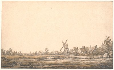 Landschaft mit einer Mühle von Aelbert Cuyp