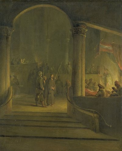 Christus vor Kaiphas von Aernt de Gelder