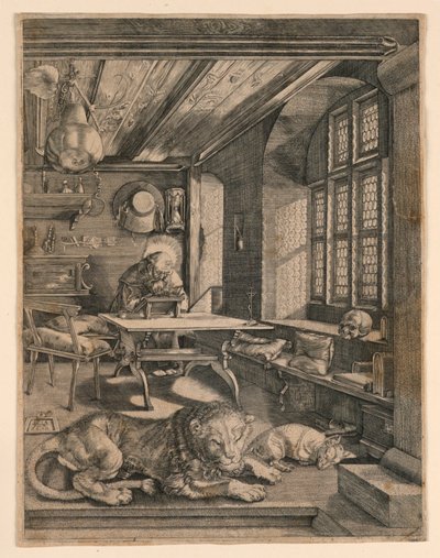 Heiliger Hieronymus in seinem Studierzimmer von After Albrecht Dürer