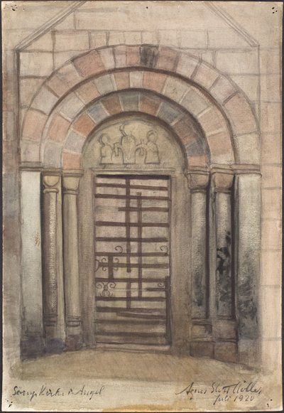 Sørup Kirche, Engel von Agnes Slott Møller