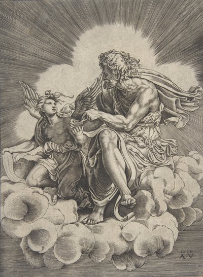 Heiliger Matthäus von Agostino Veneziano