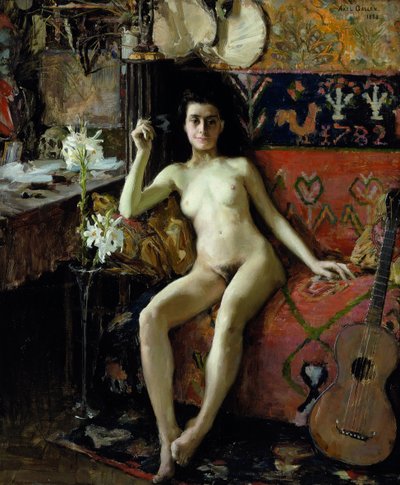 Démasquée, 1888 von Akseli Gallen Kallela