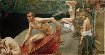 Am Fluss Tuonela von Akseli Valdemar Gallen Kallela