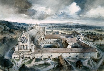 Byland Abbey, 1539 von Alan Ernest Sorrell
