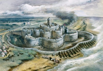 Deal Castle, 1540, ca. 1960er von Alan Ernest Sorrell