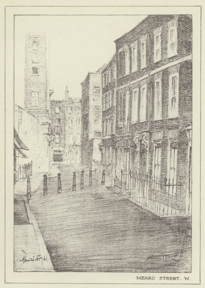 Meard Street, West von Alan Stapleton