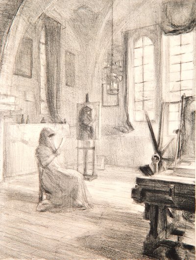 Studio, La Boissière, 1909 von Albert de Belleroche