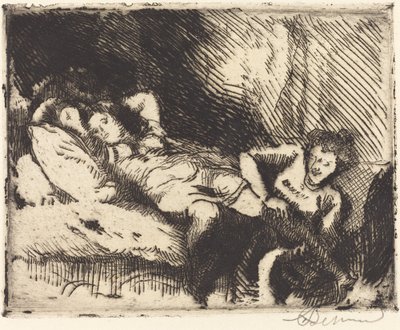 Zu Bett gehen von Albert Besnard