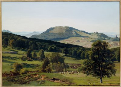 Landschaft - Hügel und Tal von Albert Bierstadt