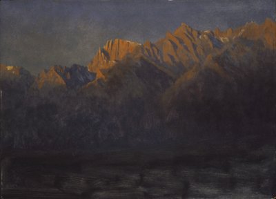 Sonnenaufgang in den Sierras, ca. 1872 von Albert Bierstadt
