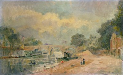 Die Pont Marie von Albert Charles Lebourg