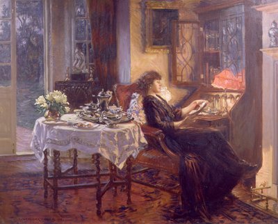 Die stille Stunde, 1913 von Albert Chevallier Tayler