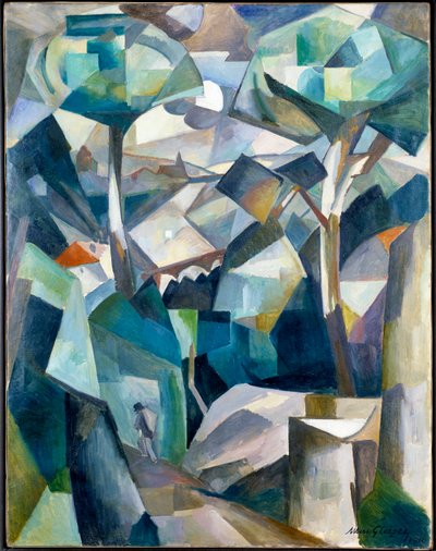 Landschaft mit Figuren von Albert Gleizes