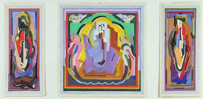 Studie für ein Triptychon von Albert Gleizes