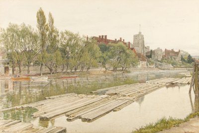 All Saints Church Maidstone von Albert Goodwin