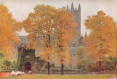 Kathedrale von Canterbury, 1908 von Albert Goodwin