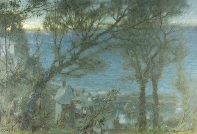 Clovelly von Albert Goodwin