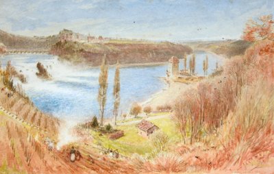 Rheinfall von Albert Goodwin