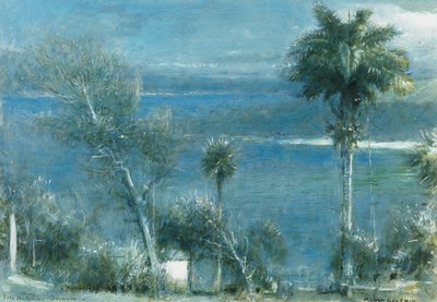 Mondschein in Port Antonio, Jamaika von Albert Goodwin
