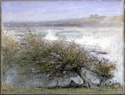 Niagara im Frühling von Albert Goodwin