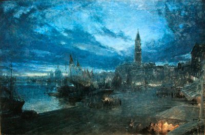 Venezia von Riva Schiavoni von Albert Goodwin