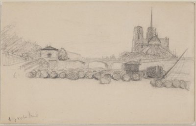 Notre Dame von Osten gesehen von Albert Gottschalk