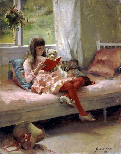 Gute Freunde, 1881 von Albert Gustaf Aristides Edelfelt