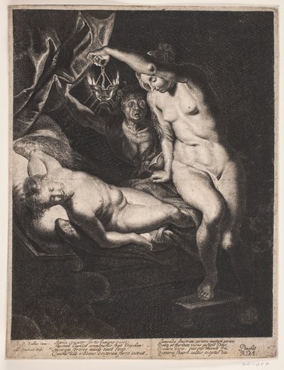 Psyche und der schlafende Amor von Albert Haelwegh