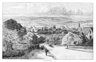 Parramatta, New South Wales, Australien, 1886 von Albert Henry Fullwood