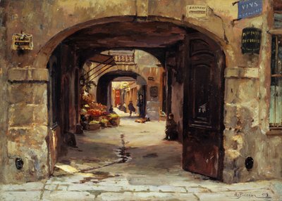Der Affenübergang von Albert Leopold Pierson
