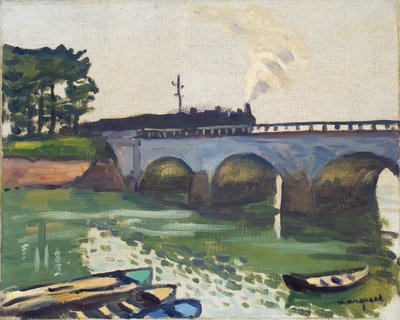 Brücke in Saint-Jean-de-Luz von Albert Marquet