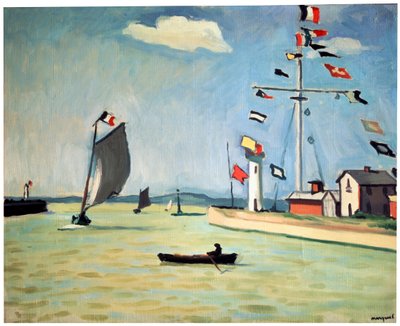 Hafen von Honfleur, ca. 1911 von Albert Marquet