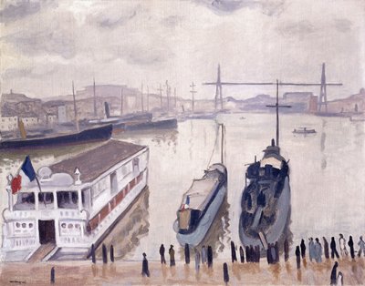 Le Cercle Nautique, Marseille von Albert Marquet